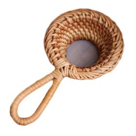 Handcrafted Rattan Woven Tea Strainer Retro Basket Tea Filter Tea Leaves Strainer Kung Fu Tea Ceremony Accessories