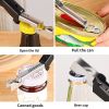 1pc Multi-functional Bottle Opener Can Opener Stainless Steel Cap Opener Labor-saving Cap Universal Bottle Opener For Kitchen