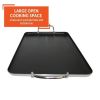 Large 20" x 12" Nonstick Double Burner Griddle with Metal Handles, Black
(4.3)
4.3 stars out of 438 reviews
438 reviews