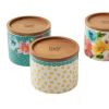 Stacking 3-Piece Stoneware Canister Set