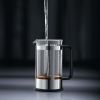 34 oz Kenya French Press Coffeemaker, Stainless Steel