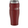 Thermos Stainless King Vacuum Insulated Stainless Steel Tumbler, 16oz, Matte Rustic Red