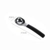 Scooper Dishwasher Safe Alloy Ice Cream Scoop Cookie Dough Scooper with Anti-Slip Handle for Sorbet Melon Ice Cream Scoop Kitchen Tool (4.5X17.5cm)