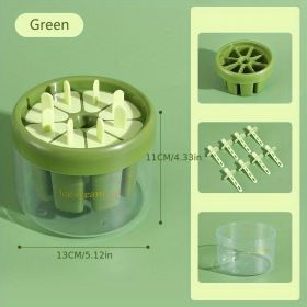 1pc Home Made Popsicles, Popsicles, Ice Cream Molds, Grinding Tools, Homemade Ice Cream, Frozen Ice Cream, Popsicles, Popsicles, Popsicle Boxes, And A (Color: green)