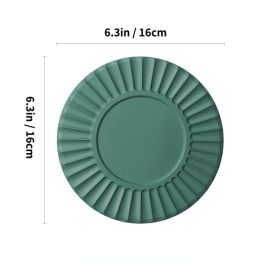 Eco Friendly Silicone Heat Insulation Pad Table Mat (Color: green, size: 16*16cm 100g)