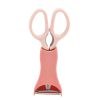 2pcs Kitchen Scissors & Vegetables Peeler; Stainless Steel Multifunctional Food Scissors