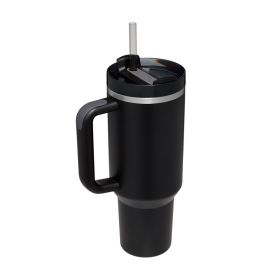 1200ml Stainless Steel Mug Coffee Cup Thermal Travel Car Auto Mugs Thermos 40 Oz Tumbler with Handle Straw Cup Drinkware New In (capacity: 1200ml, Color: C)