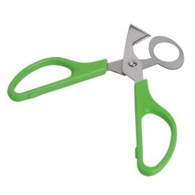 HILIFE Multifunction Cigar Cutters Quail Egg Shell Scissors Rust Resistant Stainless Steel Blade Kitchen Tools Durable (Color: green)