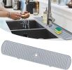 Kitchen Sink Splash Guard Plus Size Silicone Sink Faucet Drying Mat