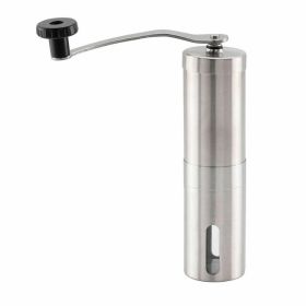 Portable Home Manual Coffee Grinder Stainless Steel with Ceramic Burr Bean Mill (type: Coffee Grinder, Color: Stainless Steel)