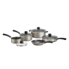 9-Piece Non-Stick Cookware Set, Champagne