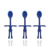 Human Body Shape Silicone Baby Spoon Scoop Heat Resistant Rice Spoon Soft Bendable Baby Care Safe Feeding Accessories