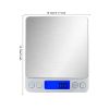 Stainless Steel High Precision Electronic Scale For Baking; Coffee; Tea; Cooking