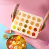 1pc 20 Cavity Jelly Tray; Food Grade Nonstick Silicone Mold; Pudding Fruit Ice Cube Mold; Kitchen Cooking Tools