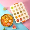 1pc 20 Cavity Jelly Tray; Food Grade Nonstick Silicone Mold; Pudding Fruit Ice Cube Mold; Kitchen Cooking Tools