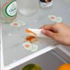 1pc Dustproof Kitchen Cabinet Mat; Waterproof Anti-Oil Sticker; 17.7''√ó1.57''