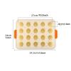 1pc 20 Cavity Jelly Tray; Food Grade Nonstick Silicone Mold; Pudding Fruit Ice Cube Mold; Kitchen Cooking Tools