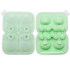 1pc Cute Teddy Bear Ice Cube Making Mold; Splash-proof And Easy To Fall Off; For Refrigerator With Container; Cute Bear Ice Cube Tray; To Make Frozen