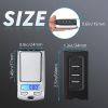 Mini Electronic Digital Pocket Scale 100g 0.01g/200g 0.01g Mini Key Style Portable Precision Weighing LCD Backlit Display For Jewelry Gold; Sterling;