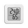 1Pc White Mini Electronic Temperature and Humidity Meter Car Thermometer with Smiling Face Display Refrigerator Thermometer