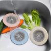 Portable Silicone Strainer Waste Plug Sink Filter Bathroom Shower Drain Sink Drains Cover Sink Colander Sewer Hair Strainer