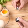 1pc; 304 Stainless Steel Egg Opener