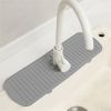 Kitchen Sink Splash Guard Plus Size Silicone Sink Faucet Drying Mat