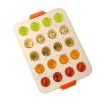 1pc 20 Cavity Jelly Tray; Food Grade Nonstick Silicone Mold; Pudding Fruit Ice Cube Mold; Kitchen Cooking Tools