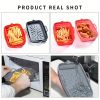 Rectangular Air Fryer Liners; Foldable Silicone Tray; Air Fryer Accessories; Reusable Grill Plate; Heat Resistant Microwave Silicone Plate; Home Kitch