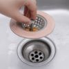 Portable Silicone Strainer Waste Plug Sink Filter Bathroom Shower Drain Sink Drains Cover Sink Colander Sewer Hair Strainer